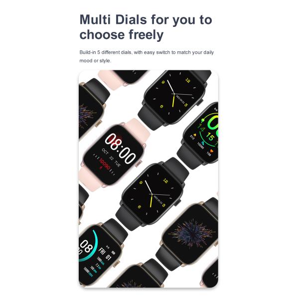 GR 5515IOND Fitness Tracker Smartwatches With Pedometer Bluetooth 5.0