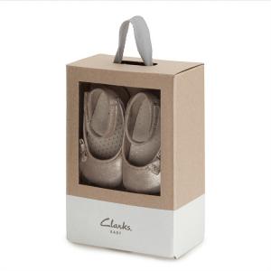 China Custom Printing Mini Corrugated Baby Shoe Packaging Box For Gift Packaging on sale
