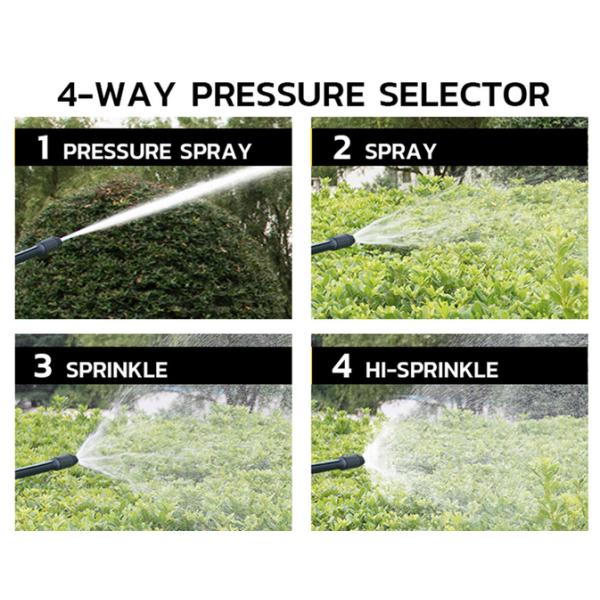 1500mAh Battery Yard Power Tool 16.8V Cordless High Pressue Washer Gun