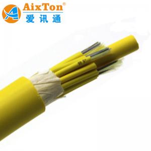 China Indoor Optical Fiber Cable Gjbfjv Gjbfjh 2-144 Core Fibers Drop Cable Breakout Optical Fiber Cable on sale