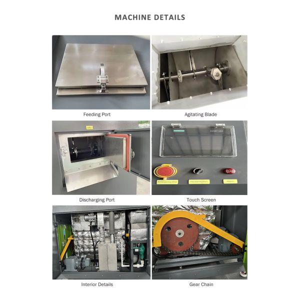 TOGO TG-CC-100 Organic Waste Composting Machine with 100kg Daily Processing Capacity 90% Reduction Rate and 6kw Power for Hotels