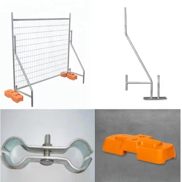 Removable Outdoor Temporary Fencing Construction Site Security Fencing Size 2100x2400mm