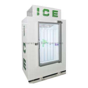 Buy cheap 42 Cubic Feet Ice Storage Bin Freezer R404a Refrigerant Defrorsting Glass Door product