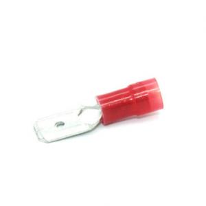 China Full Range Red Round Cable Lug Connector Male Connector Nylon Insulated on sale
