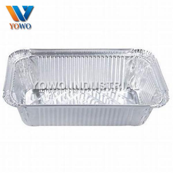 Recyclable 260ml Disposable Aluminum Foil Food Containers