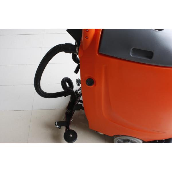 Hand Push Floor Scrubber Dryer Machine Semi Automatic PLC Control Mode