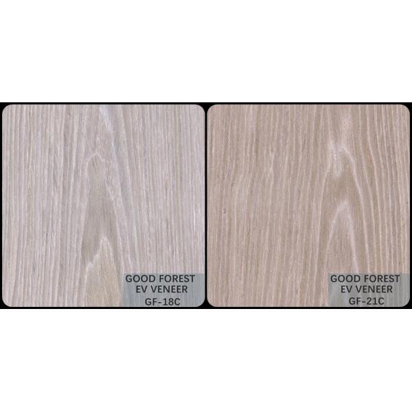 Silver Recomposed Veneer Apricot Grain Crown Cut Wood For Fancy Plywood