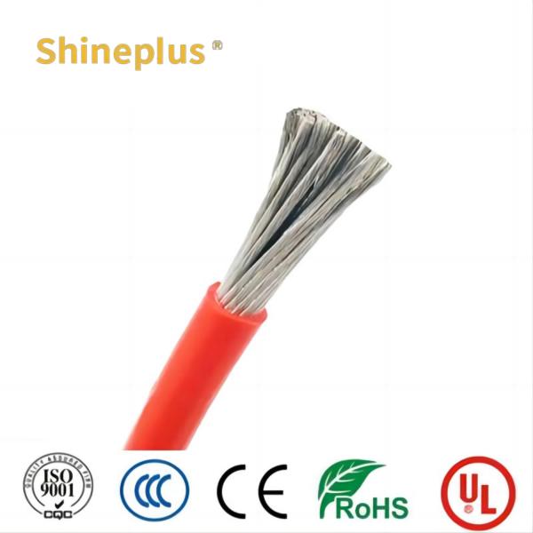 Bared Copper Stranded Silicone EV Battery Motorcycle Charging Cable UL3133 16mm2 600V