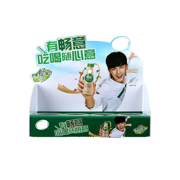 customized pvc display stand rectangle counter box clear food