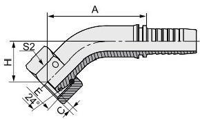 China Manufactur SAE Hose Fitting Jic Reusable Fitting Metric Tube Fittings