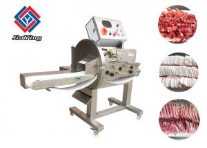 Buy cheap Conveyor Type Meat Processing Equipment Pork Beef Sausage Cutter 380V product