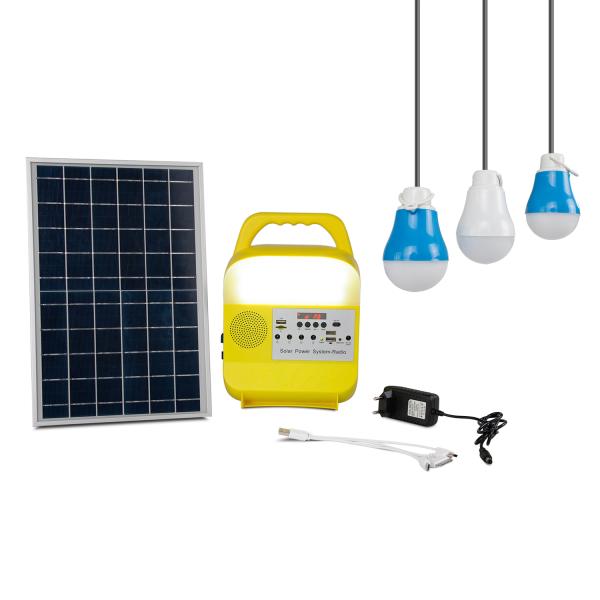 Led 5W 6000mah Solar Panel Energy System For Mobile Phones