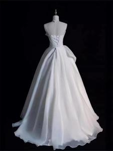 Buy cheap Customizable Romantic White Evening Dress For Wedding product
