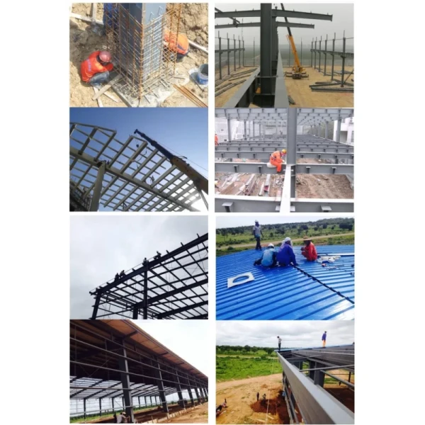 Metal Frame Construction Steel Structure Building Section H Steel Column and Beam Structural Warehouse Workshop