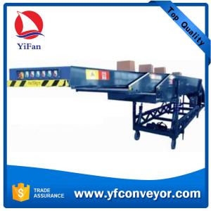 China Mobile Telescopic Belt Conveyor for warehouse without loading bay on sale
