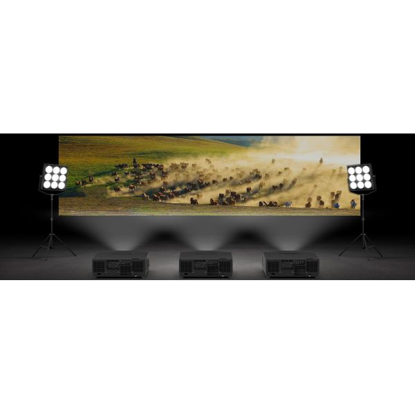 SMX 10000 Lumens 4K Professional 3LCD Laser Projector with Interchangeable Lenses