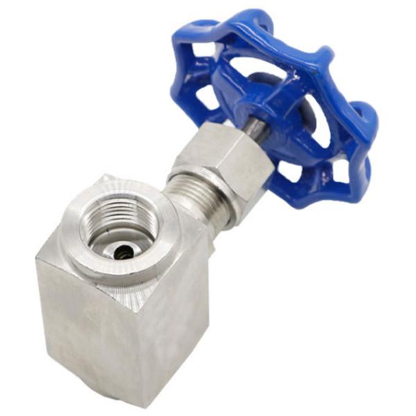 NPT BSP SS Needle Valve 2 Way High Pressure Flow Regulating 413 Bar