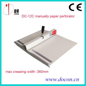 Buy cheap DC-12C manually paper perforating machine product