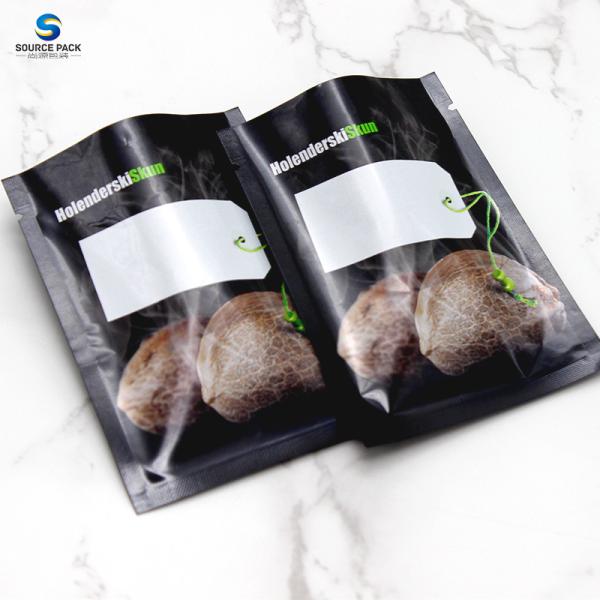 Plastic Custom Weed Packaging Heat Sealing Smell Proof Zipper