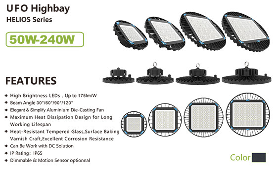 50W Explosion Proof UFO LED High Bay Light Luminous Efficiency