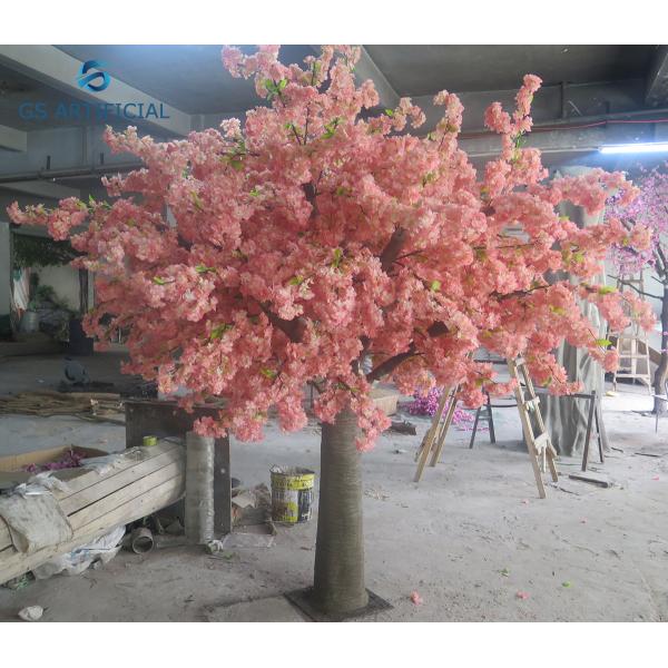Elegant Faux Cherry Blossom Tree With Pink Flower For Government Project