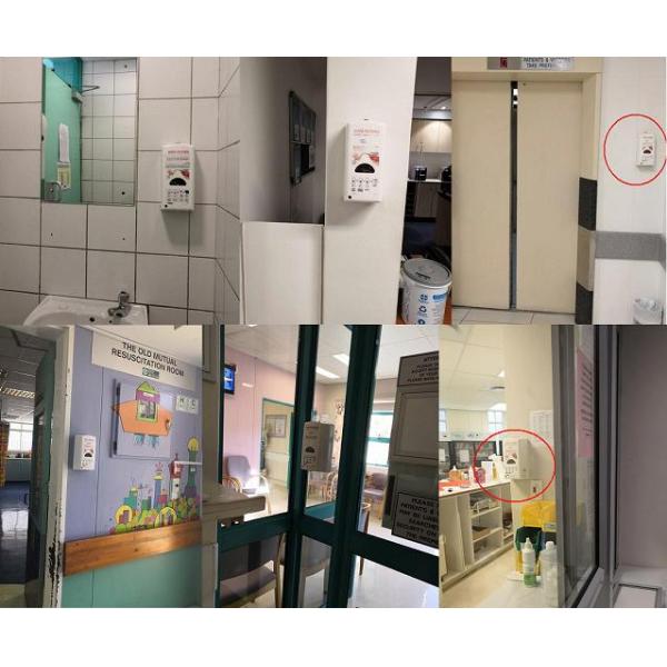 ABS Plastic Material Wall Mounted Touchless Soap Dispenser For Infection Control