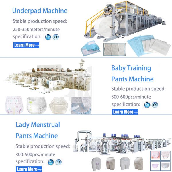 2026 New Model Sanitary Pad Making Machine Intelligent System Control