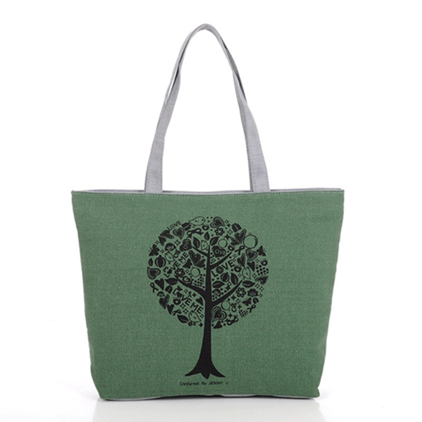 Large Capacity Custom Canvas Bags / Cotton Canvas Tote Bags