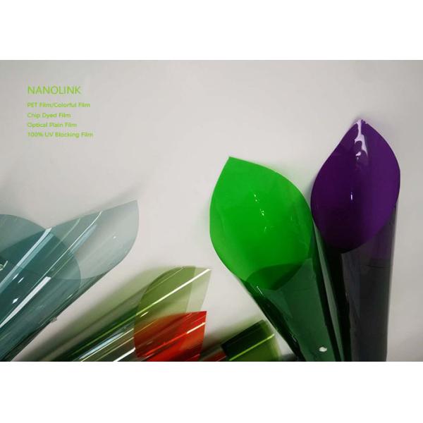 Energy Saving Solar PET Window Film For Vehicle / House Windows Customized Color