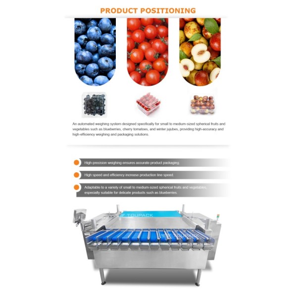 Fruit Tray Sealing Packaging Line | With Automatic Tray Denester & Fruit Linear Weigher