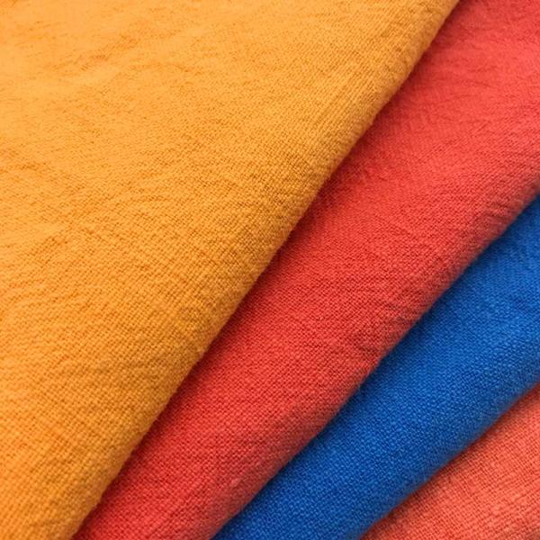 270gsm Slub Plain 8 X 8 Ramie Linen Fabric Stonewashed For Garment