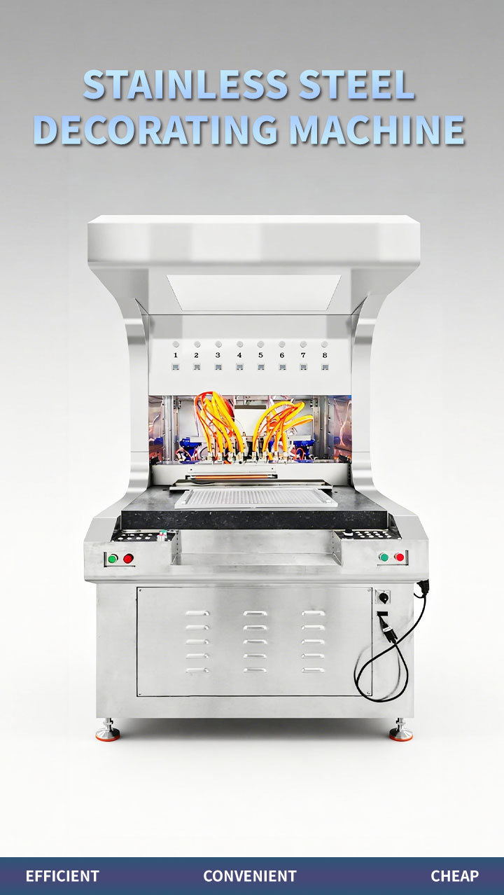 8 Colors Automatic Chocolate Decorating Machine Stainless Steel Candy Making Machine