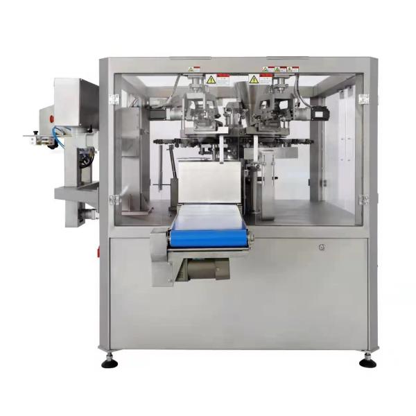 Premade Stand Up Zipper Pouch Packing Machine 60bags/Min GMP Standards