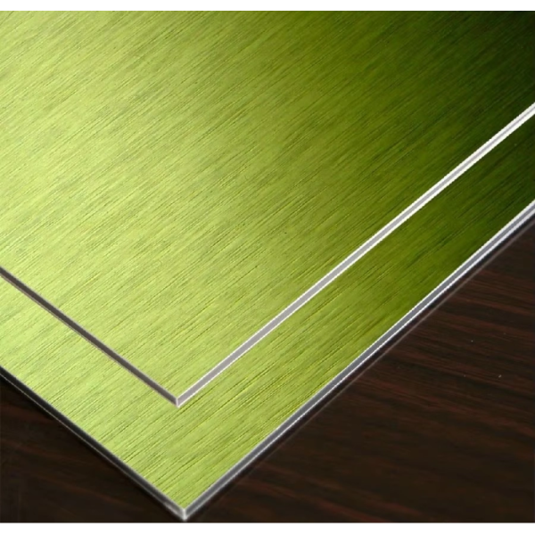 Eco Friendly Copper Brushed Aluminium Composite Panel Waterproof Glossy Acp Sheets