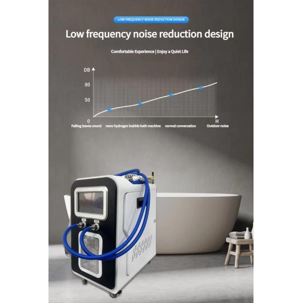 Multi Functional Hydrogen Water Bath Generator Machine With Nano - Bubble Hydrogen For Skin