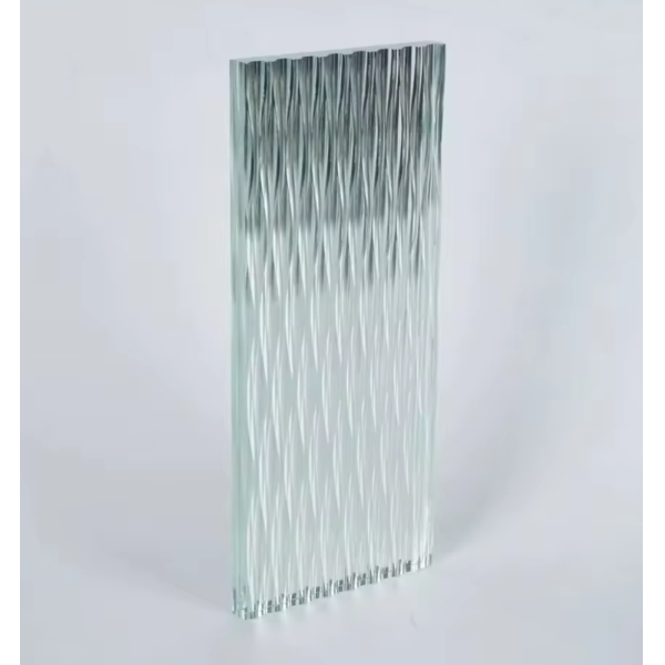 Custom thickness 4-15mm fluted glass panels, Products with relevant certifications