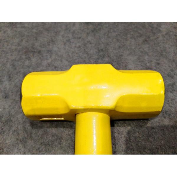 2LB-10LB forged steel Sledge Hammer (XL0124-1) with powder coated surface and colored steel handle