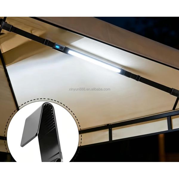 Cross-border COB Strong Light Maintenance Silicone Work Lamp USB Charging Outdoor Camping Built-in Battery Chest Running Lamp