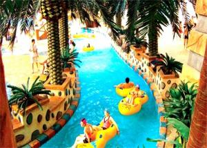 China Fiberglass 1m Water Park Lazy River For Hotel Resort on sale