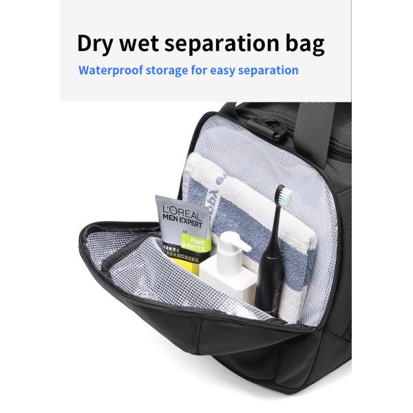 Customization Travel Duffle Bag Multi Function Rich Compartment