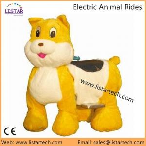 China Coin Operated Electric Toy Car Ride on Animal Plush Motorized Riding Animals for Sales on sale