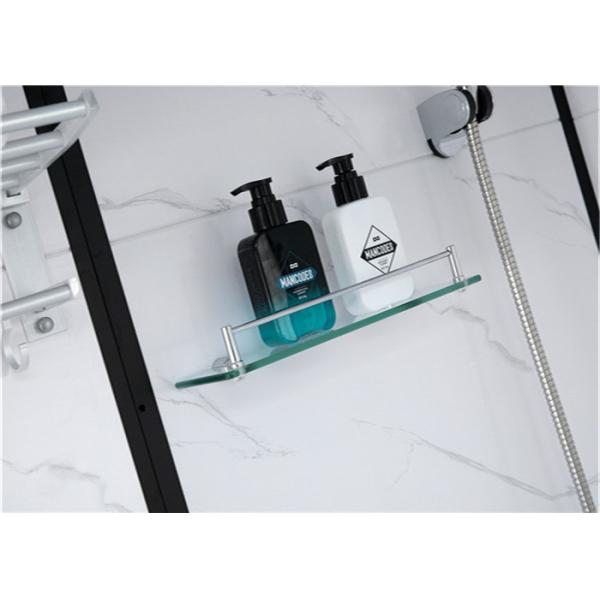 Shower Cabins White Acrylic ABS Tray 1700*1200*2150mm black aluminium