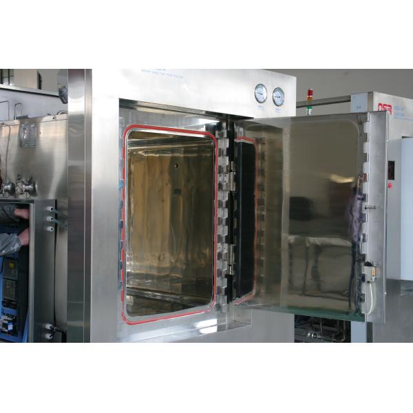 Comply cGMP Regulations SS304 Chamber Large Steam Sterilizer With Safety Piping System