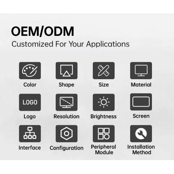 New Factory Price 27 Inch 3840*2160 4K Embedded Open Frame Panel Mount Capacitive Touch Screen Monitor LCD Display Industrial