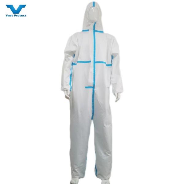PPE Disposable Protective Coveralls Nonwoven White CE Coverall