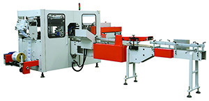 Buy cheap Mitsubishi Tissue Packing Facial Tissue Machine 120 Packs Per Min product