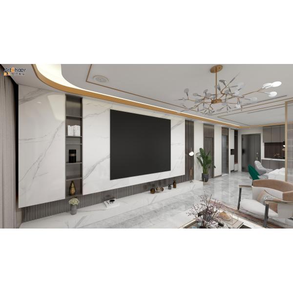 Modern Adjustable Height Extendable TV Cabinet Wall Mounted Stand with Customized Size