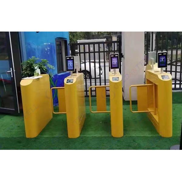 High Safety Optical Turnstiles Face Recognition Access Control Swing Barrier Gate