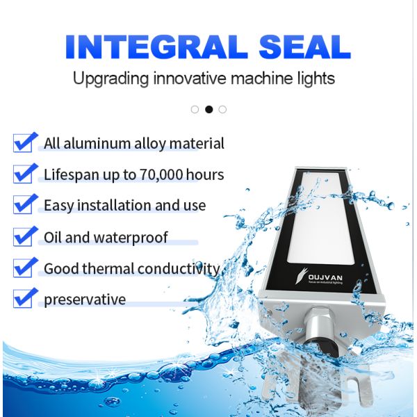Oil Proof Water Proof CNC Machine Lamp IP67 Led Machine Work Light For Cnc Machine