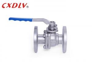 China Handle Operated Full Port Flanged Ball Valve Double Flange Ends GB Standard on sale